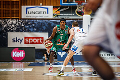 Basketball, bet-at-home Basketball Superliga 2020/21, Grunddurchgang 1. Runde, Oberwart Gunners, Kapfenberg Bulls, Eric McClellan (8)