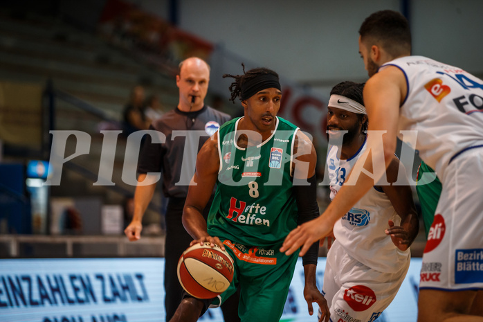 Basketball, bet-at-home Basketball Superliga 2020/21, Grunddurchgang 1. Runde, Oberwart Gunners, Kapfenberg Bulls, Eric McClellan (8)