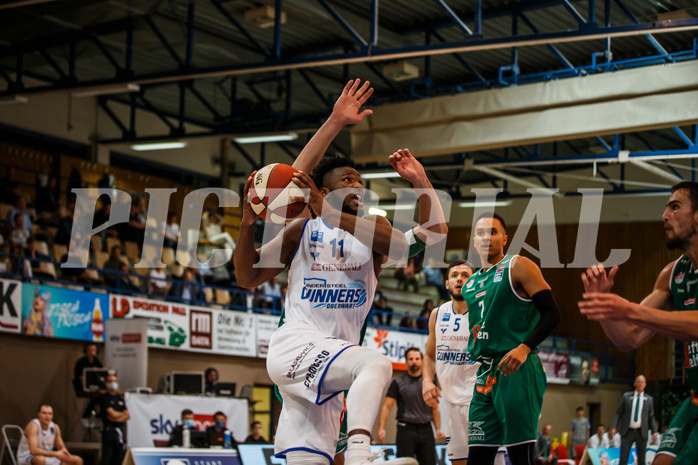 Basketball, bet-at-home Basketball Superliga 2020/21, Grunddurchgang 1. Runde, Oberwart Gunners, Kapfenberg Bulls, Freddie McSwain Jr. (11)