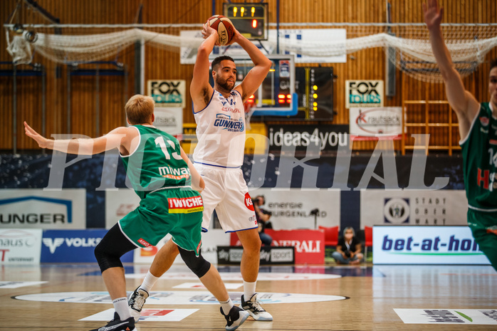 Basketball, bet-at-home Basketball Superliga 2020/21, Grunddurchgang 1. Runde, Oberwart Gunners, Kapfenberg Bulls, Terrence Bieshaar (14)