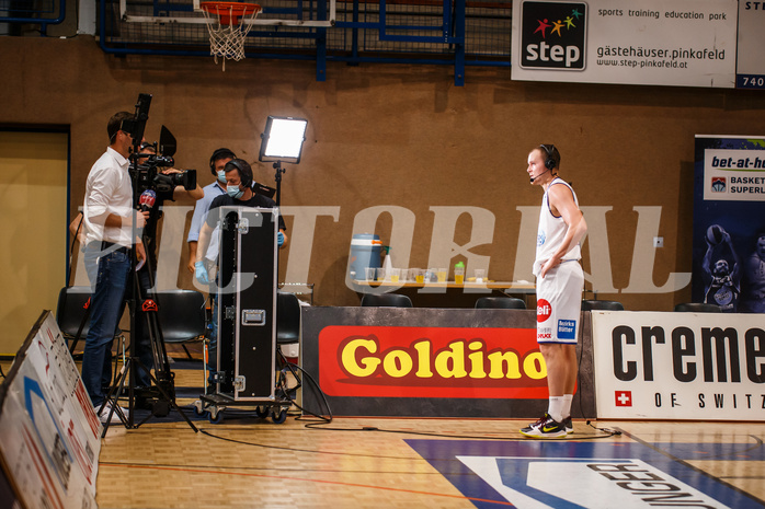 Basketball, bet-at-home Basketball Superliga 2020/21, Grunddurchgang 1. Runde, Oberwart Gunners, Kapfenberg Bulls, Sebastian Käferle (7)