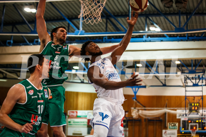 Basketball, bet-at-home Basketball Superliga 2020/21, Grunddurchgang 1. Runde, Oberwart Gunners, Kapfenberg Bulls, Freddie McSwain Jr. (11)