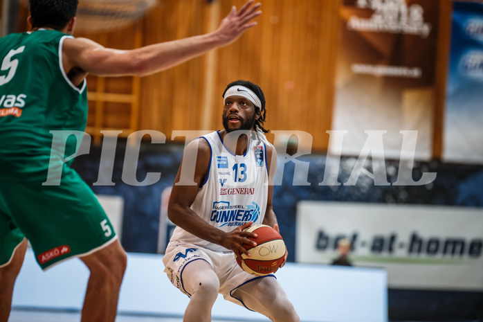 Basketball, bet-at-home Basketball Superliga 2020/21, Grunddurchgang 1. Runde, Oberwart Gunners, Kapfenberg Bulls, Quincy Diggs (13)