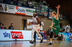 Basketball, bet-at-home Basketball Superliga 2020/21, Grunddurchgang 1. Runde, Oberwart Gunners, Kapfenberg Bulls, Quincy Diggs (13)