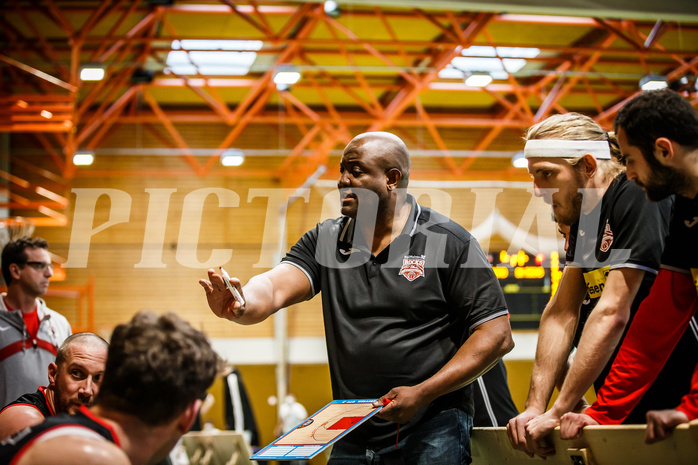 Basketball, Basketball Zweite Liga, Viertelfinale Spiel 2, BBC Nord Dragonz, Mattersburg Rocks, James WILLIAMS (Headcoach)