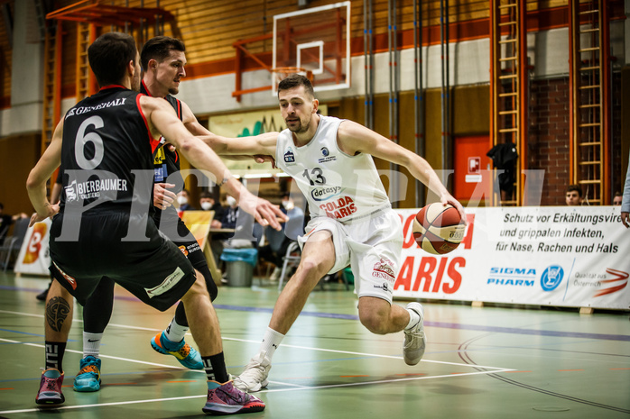 Basketball, Basketball Zweite Liga, Viertelfinale Spiel 2, BBC Nord Dragonz, Mattersburg Rocks, Emil Frantsich (13)