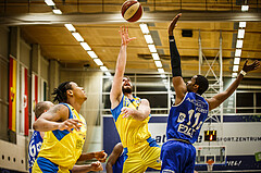 Basketball, bet-at-home Basketball Superliga 2019/20, Viertelfinale 2. Spiel, SKN St. Pölten Basketball, Oberwart Gunners, Jakob Wonisch (17)
