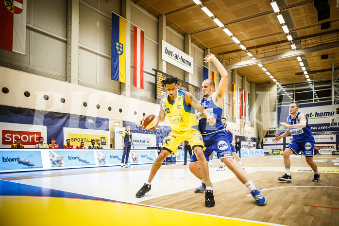 Basketball, bet-at-home Basketball Superliga 2019/20, Viertelfinale 2. Spiel, SKN St. Pölten Basketball, Oberwart Gunners, Chris Fergusson (20)