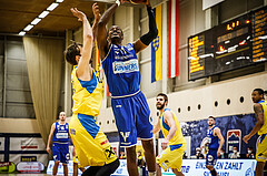 Basketball, bet-at-home Basketball Superliga 2019/20, Viertelfinale 2. Spiel, SKN St. Pölten Basketball, Oberwart Gunners, Nigel Pruitt (11)