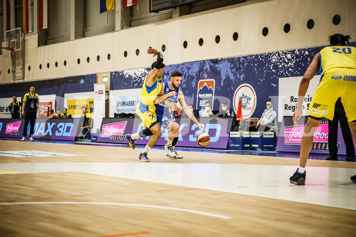 Basketball, bet-at-home Basketball Superliga 2019/20, Viertelfinale 2. Spiel, SKN St. Pölten Basketball, Oberwart Gunners, Ignas Fiodorovas (5)