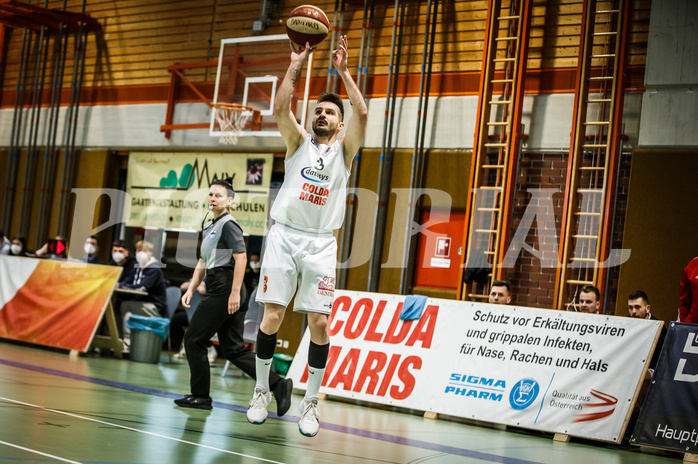 Basketball, Basketball Zweite Liga, Viertelfinale Spiel 2, BBC Nord Dragonz, Mattersburg Rocks, Petar Cosic (3)