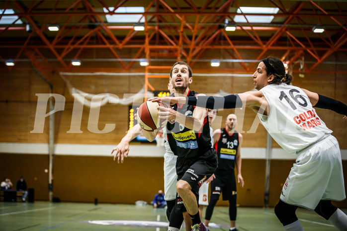 Basketball, Basketball Zweite Liga, Viertelfinale Spiel 2, BBC Nord Dragonz, Mattersburg Rocks, Jan NICOLI (6)