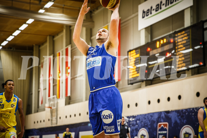 Basketball, bet-at-home Basketball Superliga 2019/20, Viertelfinale 2. Spiel, SKN St. Pölten Basketball, Oberwart Gunners, Renato Poljak (16)