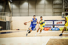 Basketball, bet-at-home Basketball Superliga 2019/20, Viertelfinale 2. Spiel, SKN St. Pölten Basketball, Oberwart Gunners, Ignas Fiodorovas (5)