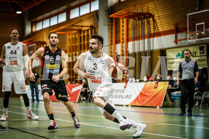 Basketball, Basketball Zweite Liga, Viertelfinale Spiel 2, BBC Nord Dragonz, Mattersburg Rocks, Petar Cosic (3)
