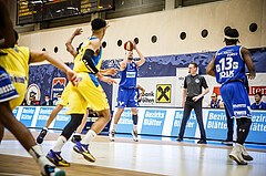 Basketball, bet-at-home Basketball Superliga 2019/20, Viertelfinale 2. Spiel, SKN St. Pölten Basketball, Oberwart Gunners, Ignas Fiodorovas (5)