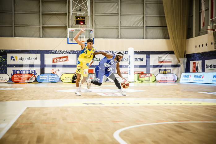 Basketball, bet-at-home Basketball Superliga 2019/20, Viertelfinale 2. Spiel, SKN St. Pölten Basketball, Oberwart Gunners, Quincy Diggs (13)