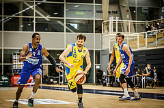 Basketball, bet-at-home Basketball Superliga 2019/20, Viertelfinale 2. Spiel, SKN St. Pölten Basketball, Oberwart Gunners, Lukas Böck (13)