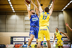 Basketball, bet-at-home Basketball Superliga 2019/20, Viertelfinale 2. Spiel, SKN St. Pölten Basketball, Oberwart Gunners, Ignas Fiodorovas (5)