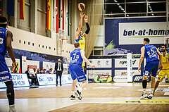 Basketball, bet-at-home Basketball Superliga 2019/20, Viertelfinale 2. Spiel, SKN St. Pölten Basketball, Oberwart Gunners, Kostas Oikonomopouluos (25)