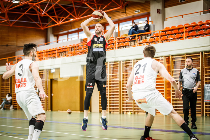 Basketball, Basketball Zweite Liga, Viertelfinale Spiel 2, BBC Nord Dragonz, Mattersburg Rocks, Corey HALLETT (13)
