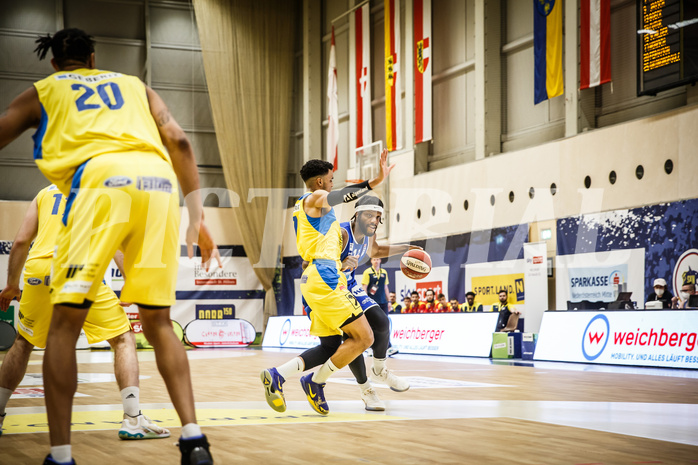 Basketball, bet-at-home Basketball Superliga 2019/20, Viertelfinale 2. Spiel, SKN St. Pölten Basketball, Oberwart Gunners, Quincy Diggs (13)