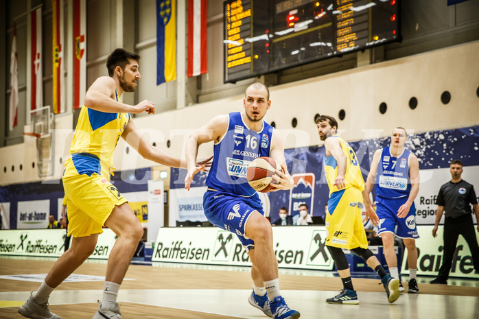 Basketball, bet-at-home Basketball Superliga 2019/20, Viertelfinale 2. Spiel, SKN St. Pölten Basketball, Oberwart Gunners, Renato Poljak (16)
