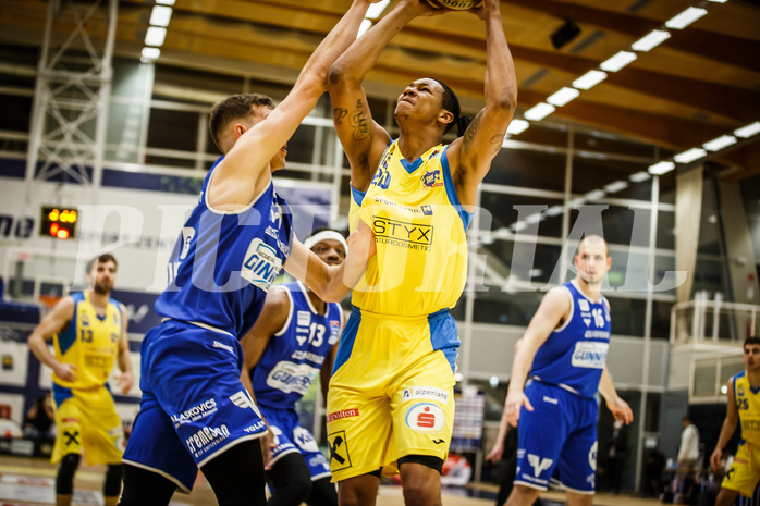 Basketball, bet-at-home Basketball Superliga 2019/20, Viertelfinale 2. Spiel, SKN St. Pölten Basketball, Oberwart Gunners, Chris Fergusson (20)