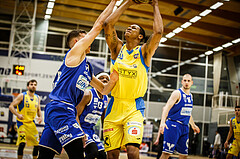Basketball, bet-at-home Basketball Superliga 2019/20, Viertelfinale 2. Spiel, SKN St. Pölten Basketball, Oberwart Gunners, Chris Fergusson (20)