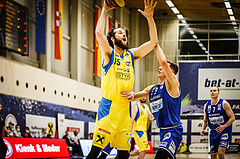 Basketball, bet-at-home Basketball Superliga 2019/20, Viertelfinale 2. Spiel, SKN St. Pölten Basketball, Oberwart Gunners, Logan Schilder (15)