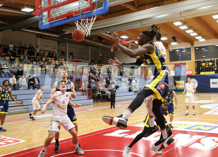 Basketball Superliaga 2021/22, Grunddurchgang 14.Runde Traiskirchen Lions vs. UBSC Graz


