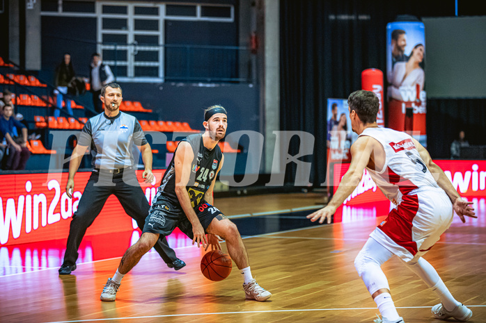 Basketball, Win2Day Superliga 2022/23, Grunddurchgang 5.Runde, BC GGMT Vienna, Raiffeisen Flyers Wels, Yonatan Rabinowitz (24)