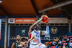 Basketball, Win2Day Superliga 2022/23, Grunddurchgang 5.Runde, BC GGMT Vienna, Raiffeisen Flyers Wels, Elvir Jakupovic (21), Jahenns Manigat (21)