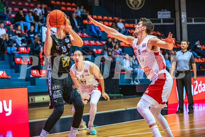Basketball, Win2Day Superliga 2022/23, Grunddurchgang 5.Runde, BC GGMT Vienna, Raiffeisen Flyers Wels, Arvydas Gydra (13), Bogic Vujosevic (5)