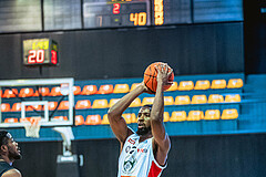 Basketball, Win2Day Superliga 2022/23, Grunddurchgang 5.Runde, BC GGMT Vienna, Raiffeisen Flyers Wels, Carlos Novas Mateo (2)