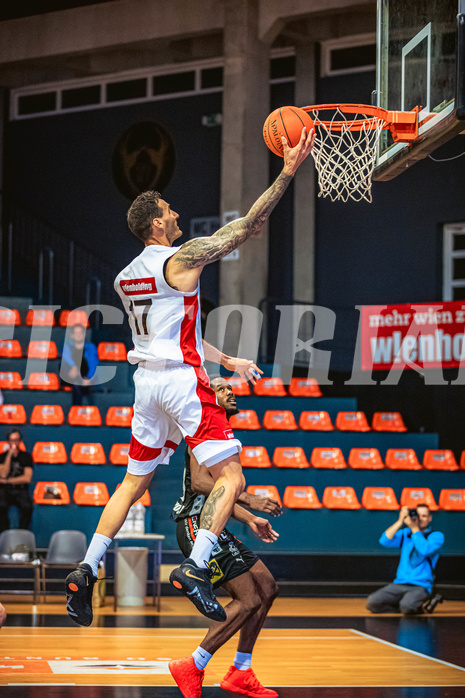 Basketball, Win2Day Superliga 2022/23, Grunddurchgang 5.Runde, BC GGMT Vienna, Raiffeisen Flyers Wels, Ivan Siriscevic (17)