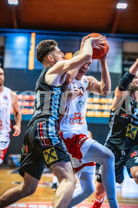 Basketball, Win2Day Superliga 2022/23, Grunddurchgang 5.Runde, BC GGMT Vienna, Raiffeisen Flyers Wels, Elvir Jakupovic (21), Stefan Savic (13)