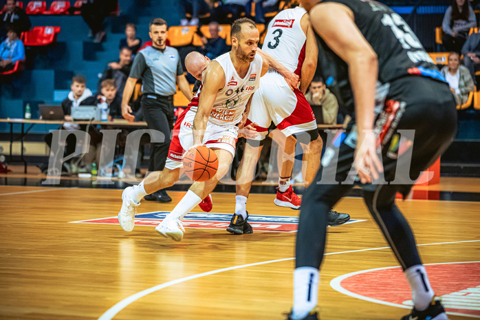 Basketball, Win2Day Superliga 2022/23, Grunddurchgang 5.Runde, BC GGMT Vienna, Raiffeisen Flyers Wels, Enis Murati (44)