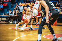 Basketball, Win2Day Superliga 2022/23, Grunddurchgang 5.Runde, BC GGMT Vienna, Raiffeisen Flyers Wels, Enis Murati (44)