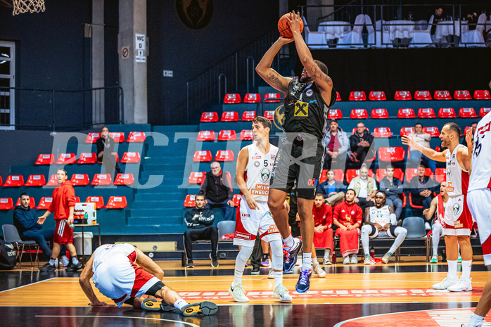 Basketball, Win2Day Superliga 2022/23, Grunddurchgang 5.Runde, BC GGMT Vienna, Raiffeisen Flyers Wels, Jozo Rados (3), Donovan Smith (1)