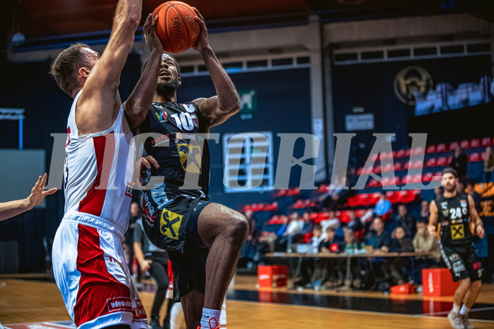 Basketball, Win2Day Superliga 2022/23, Grunddurchgang 5.Runde, BC GGMT Vienna, Raiffeisen Flyers Wels, Austen Awosika (10)