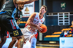 Basketball, Win2Day Superliga 2022/23, Grunddurchgang 5.Runde, BC GGMT Vienna, Raiffeisen Flyers Wels, Bogic Vujosevic (5)