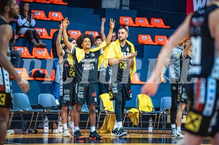 Basketball, Win2Day Superliga 2022/23, Grunddurchgang 5.Runde, BC GGMT Vienna, Raiffeisen Flyers Wels, Samuel Gatterbauer (16)