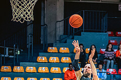 Basketball, Win2Day Superliga 2022/23, Grunddurchgang 5.Runde, BC GGMT Vienna, Raiffeisen Flyers Wels, Christian Von Fintel (27)