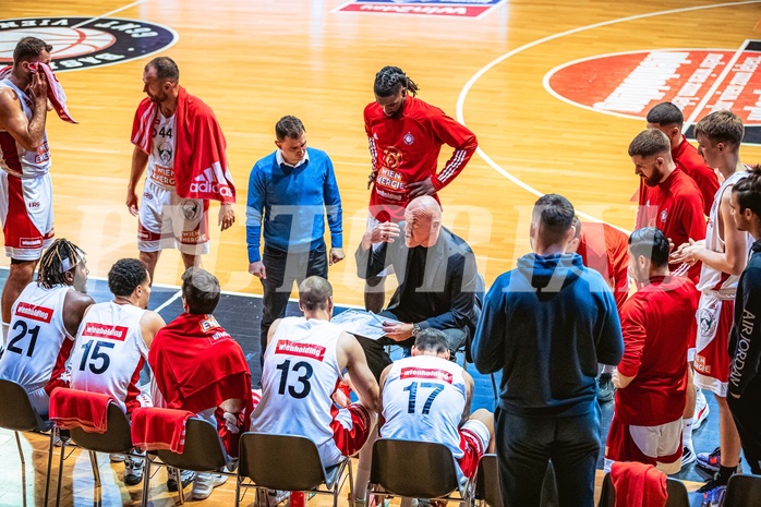 Basketball, Win2Day Superliga 2022/23, Grunddurchgang 5.Runde, BC GGMT Vienna, Raiffeisen Flyers Wels, Aramis Naglic (Head Coach)