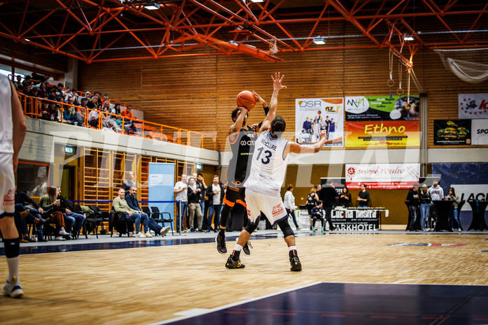 Basketball, win2day Basketball Superliga 2022/23, 10. Qualifikationsrunde, BBC Nord Dragonz, Fürstenfeld Panthers, Steve Robinson Jr. (6)