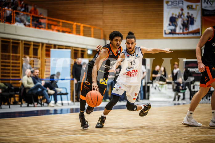 Basketball, win2day Basketball Superliga 2022/23, 10. Qualifikationsrunde, BBC Nord Dragonz, Fürstenfeld Panthers, Steve Robinson Jr. (6)