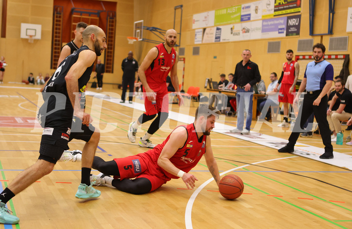 Basketball Zweite Liga 2022/23, Playoff, Semifinale Spiel 3 Mistelbach Mustangs vs. Mattersburg Rocks



