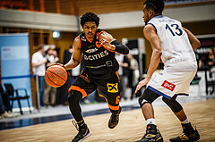Basketball, win2day Basketball Superliga 2022/23, 10. Qualifikationsrunde, BBC Nord Dragonz, Fürstenfeld Panthers, Steve Robinson Jr. (6)