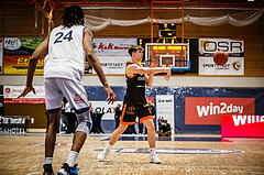 Basketball, win2day Basketball Superliga 2022/23, 10. Qualifikationsrunde, BBC Nord Dragonz, Fürstenfeld Panthers, Fynn Schott (13)